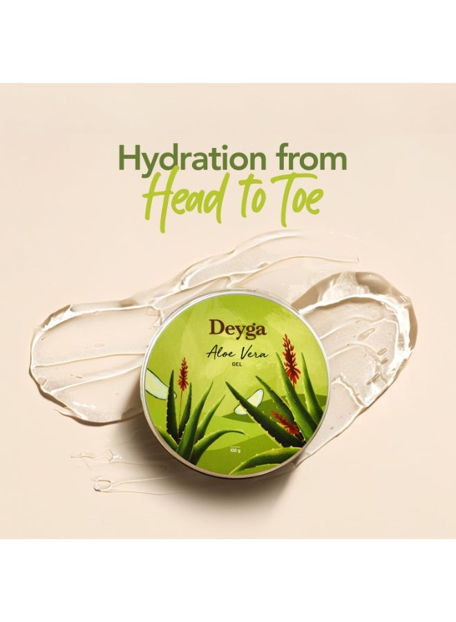 Deyga Instant Hair Removal Combo - Hair Removal Powder 100g + Aloevera Gel 100g - Image 2